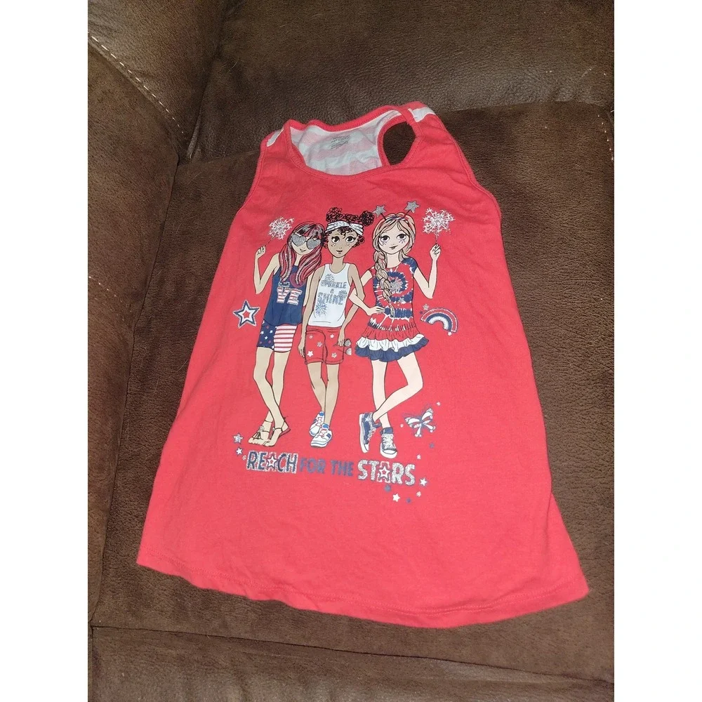 Celebrate patriotic freedom tank size 10 12 skirt size 7‎ 8 4th of july